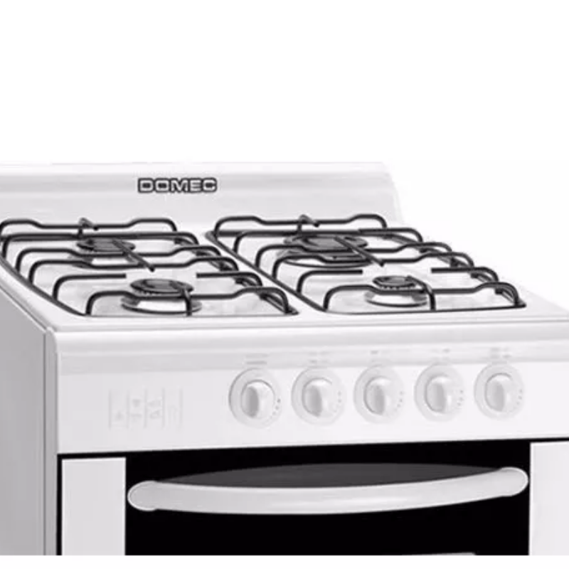 Cocina Domec CBUPV, Multigas, ancho 56cm Blanca - Imagen 2