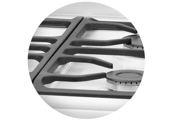 Cocina Longvie 18501BF Multigas, Blanca, Luz y Encendido - Imagen 2