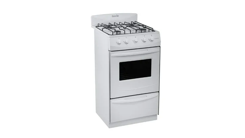 Cocina Escorial Candor S2 51 CM Gas Natural / Gas Envasado Blanca - Imagen 2