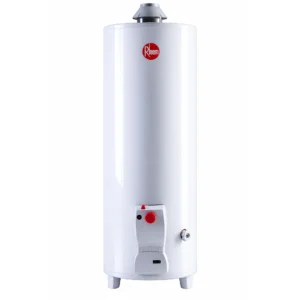 Termotanque a gas Rheem 120 lts. CS Blanco (Para apoyar)