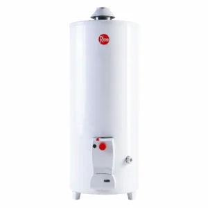 Termotanque a gas Rheem 80 lts. CS Blanco (Para apoyar)