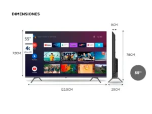 TV LED BGH 55` Smart B5524US6G 4K
