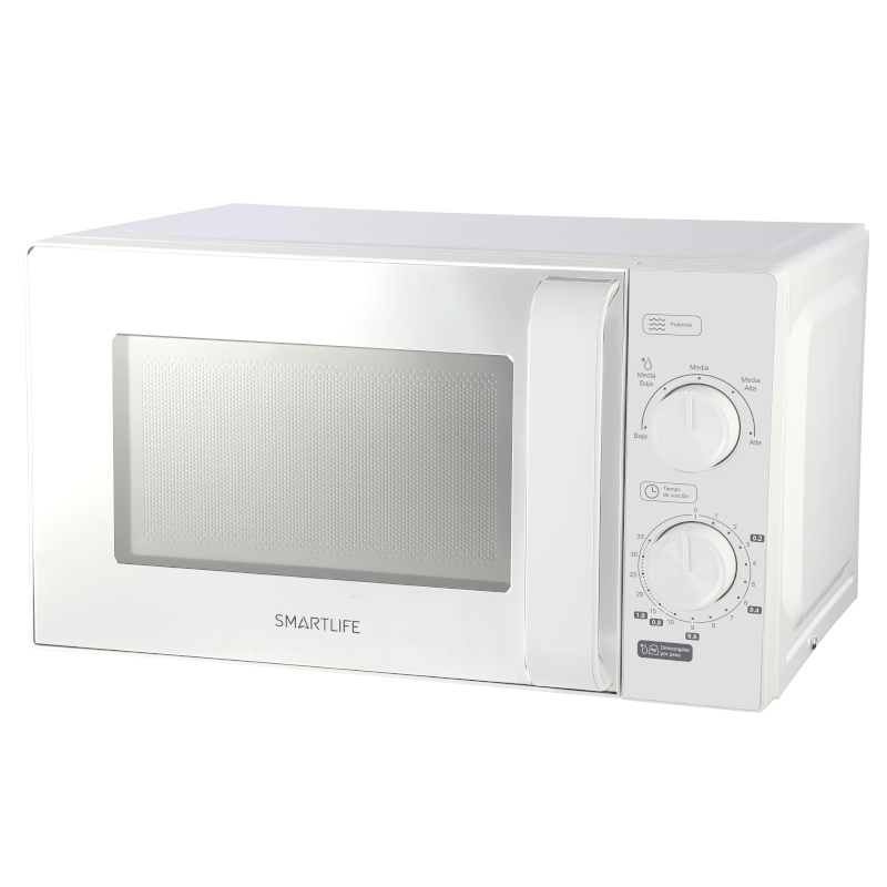 Microondas Smartlife MW020MMW 20 lts Manual 700 wats Blanco