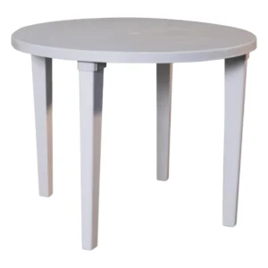 Mesa de Plástico Redonda Mascardi 90 cm