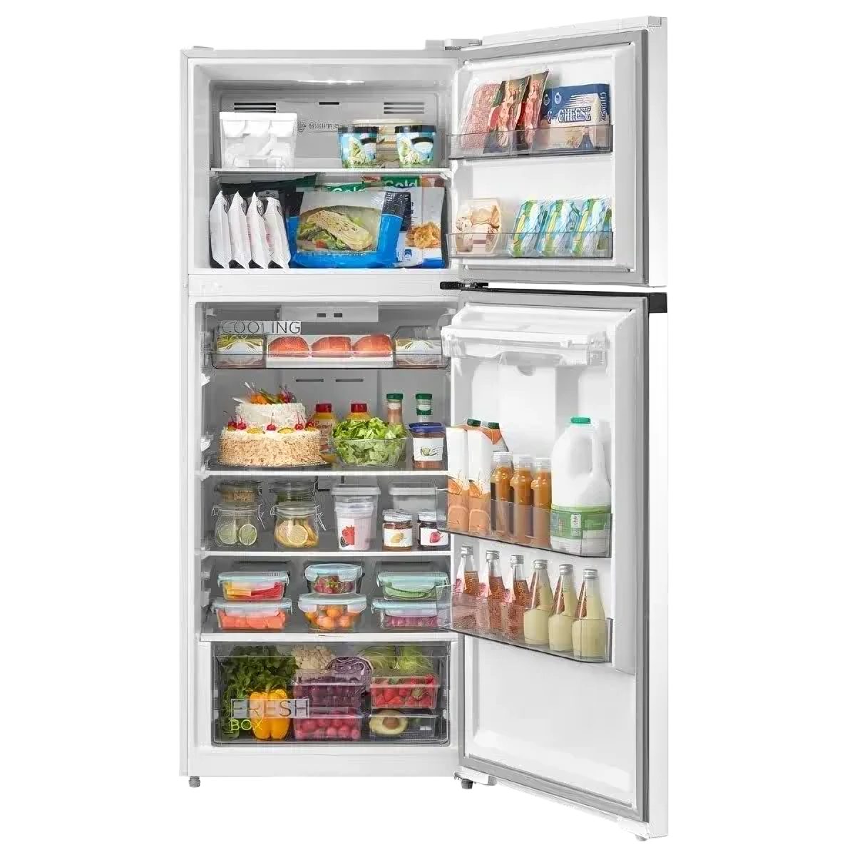 Heladera Midea 412 lts. Blanca NO FROST-INVERTER (Con dispenser) - Imagen 2