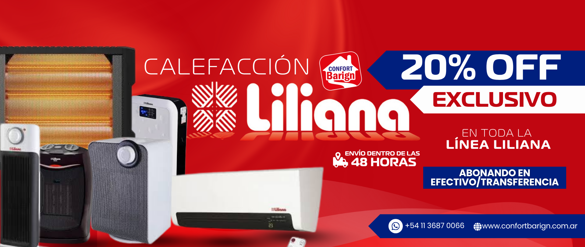 20% OFF LILIANA CALEFACCIÓN